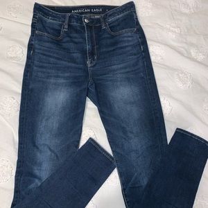 AE super high rise jeggings